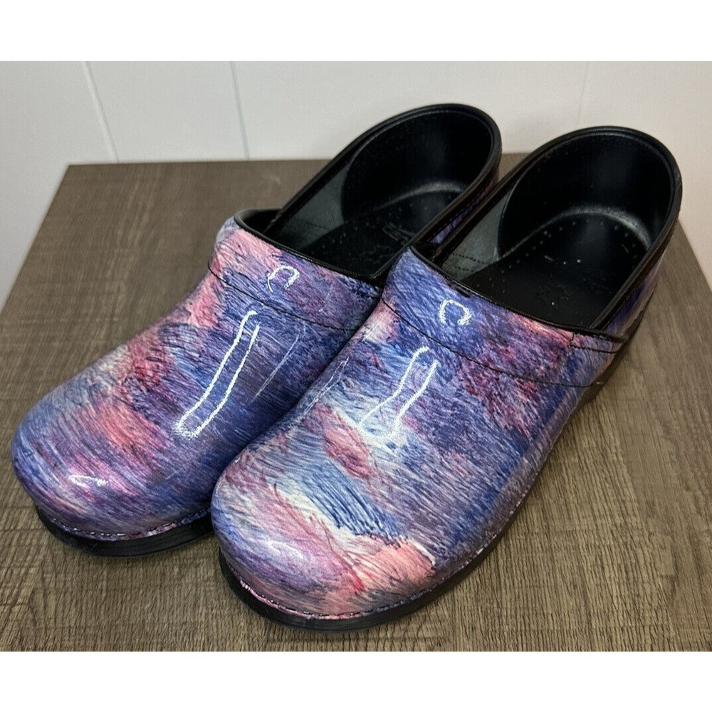 Dansko XP 2.0 Color Sweep Patent Leather Clogs-Size 39